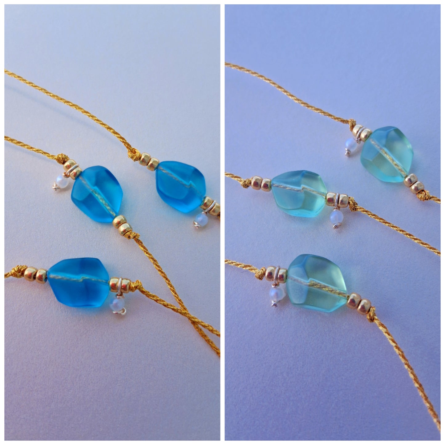 Tide Glass Anklet | Handmade Beach Anklet