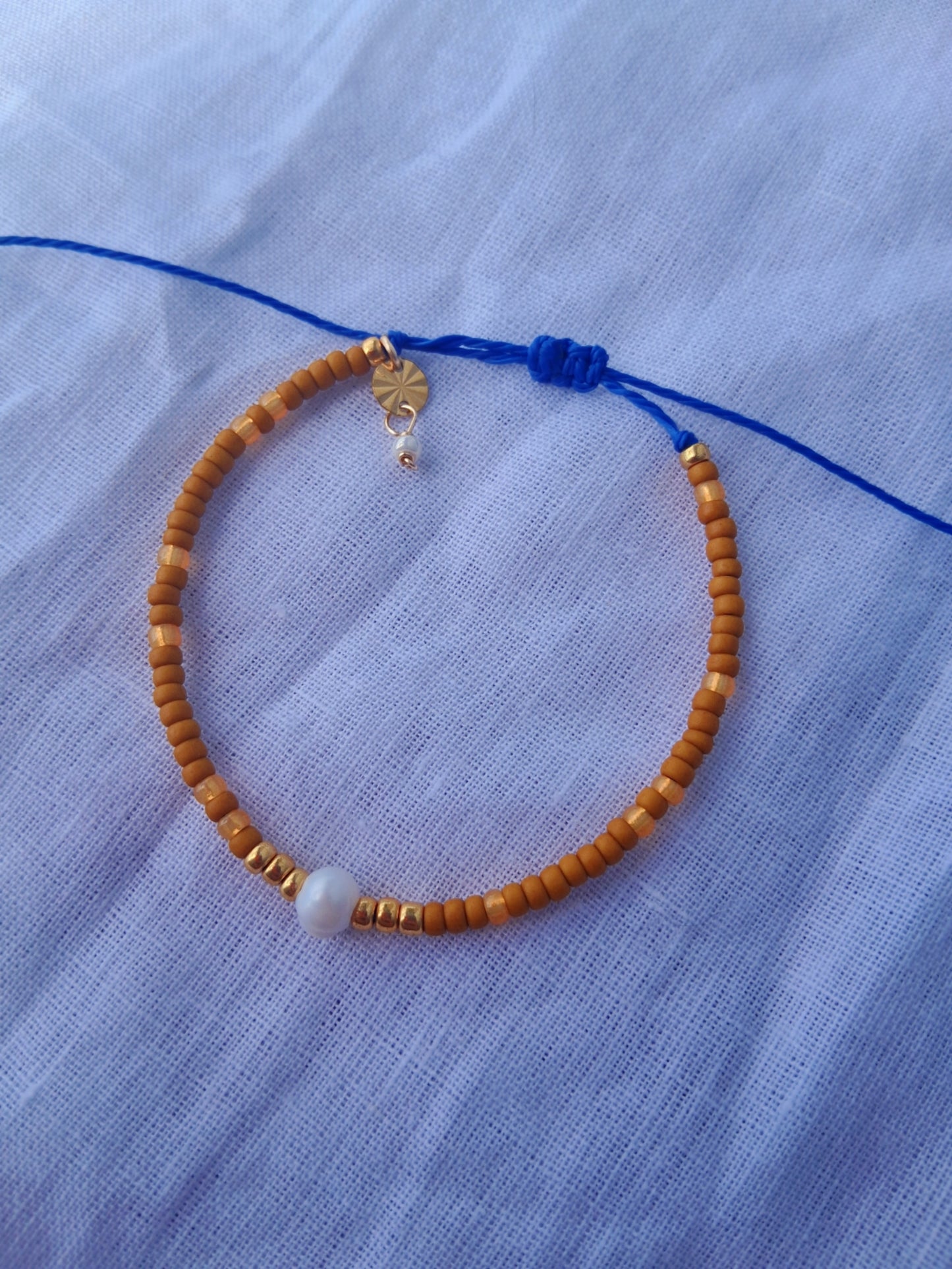 Sailors Gold Pearl Bracelet